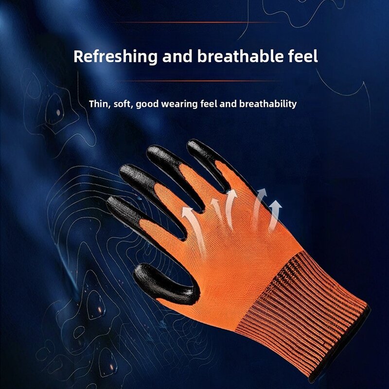 Safety Gloves Manufacturer - High Quality Nitrile Coated Breathable Touch Screen