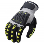 Protective Gloves Supplier - Anti-Cutting 5-Level Hppe TPR Anti-Impact Machinery