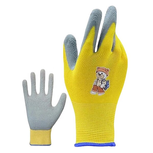 Safety Gloves Supplier - Wholesale Safe & Cute Children's Non-Slip Wrinkle Latex