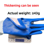 Safety Gloves Factory - High Quality Thickened Industrial Nylon Anti-Static Anti-Slip