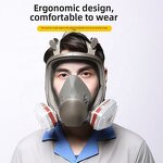 Gas Mask Supplier - Factory-Sourced 6800 Full Face with Activated Carbon