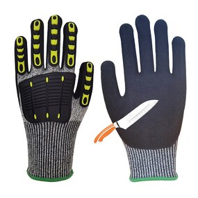 Protective Safety Gloves Supplier - High Quality Level 5 HPPE Anti-Impact Cutting