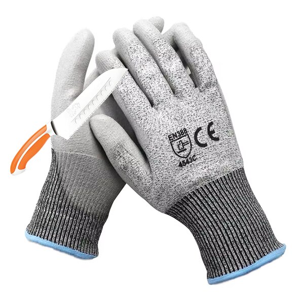 Industrial Safety Gloves Supplier - High Quality A5 Grade HPPE Liner PU Coating