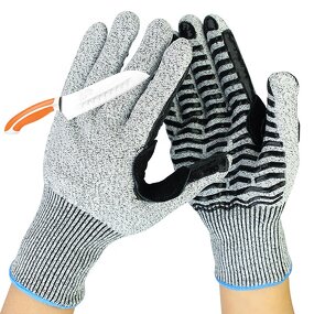 Anti-Cut Gloves Supplier - Factory Wholesale 5-Level Non-Slip Silicone Coating