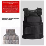 Work Safety Vest Supplier - High Quality Black Men's PE Oxford Cloth Cut