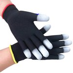 Protective Gloves Supplier - High Quality Men's Polyester Coated Anti-static
