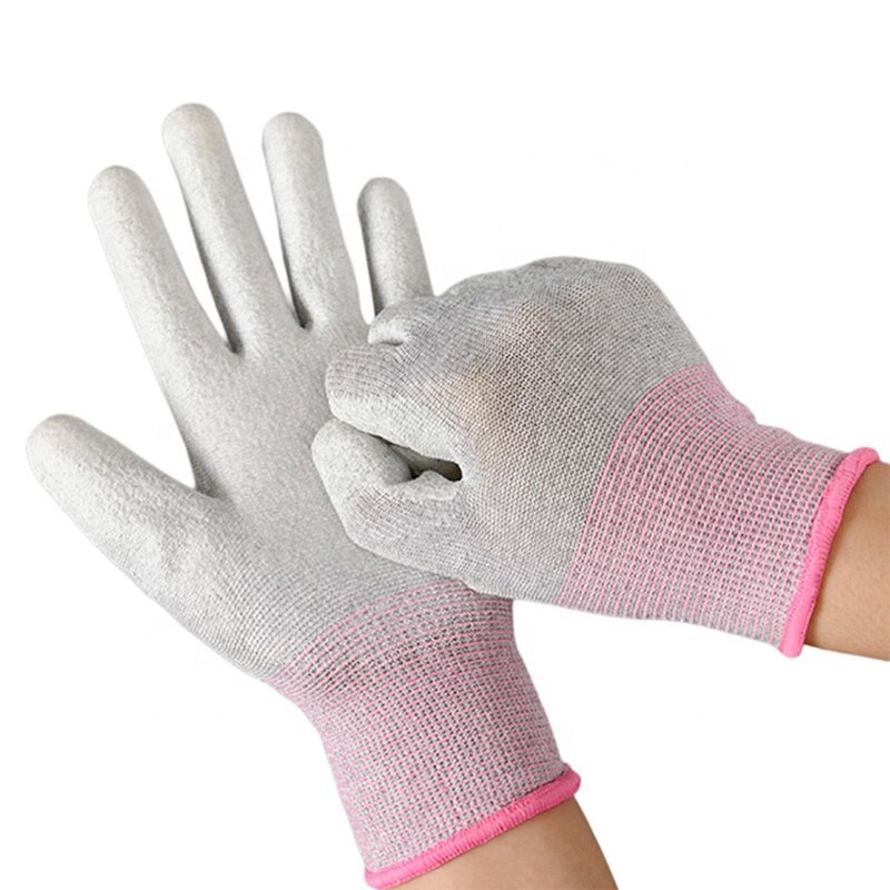 Anti-Static Work Gloves Supplier - High Quality with Carbon Fiber Touch Screen