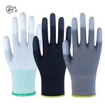 Protective Gloves Supplier - High Quality Men's Polyester Coated Anti-static