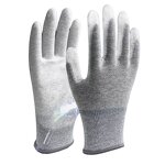 ESD Work Gloves Manufacturer - High Quality Polyurethane with Carbon Fiber Touch