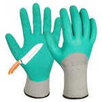 Work Gloves Manufacturer - High Quality Anti-Cut Pleated Latex Coated HPPE