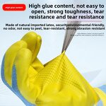 Safety Gloves Manufacturer - Heavy Industrial Latex Wear-Resistant Non-Slip