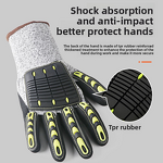 Industrial Protective Gloves Manufacturer - High Quality Level 5 HPPE Anti-Impact