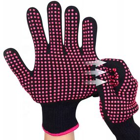 Safety Gloves Manufacturer - High Quality Double-Sided Silicone Point Bead Curly