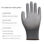 Safety Gloves Supplier - High Quality Black PU Coated Textured Full Surface
