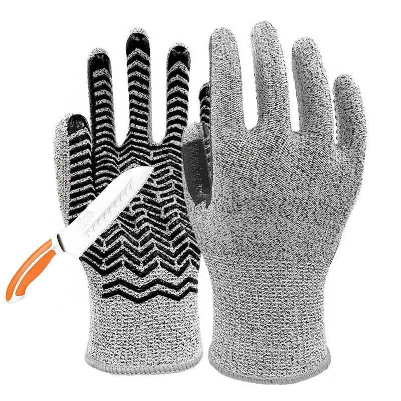 HPPE Anti-Cut Gloves Manufacturer - High Quality Grade 5 13-Pin Safety Silicone