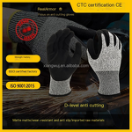 Anti-Cut Gloves Manufacturer - High Quality 5 Grade HPPE Excellent Grip Wear