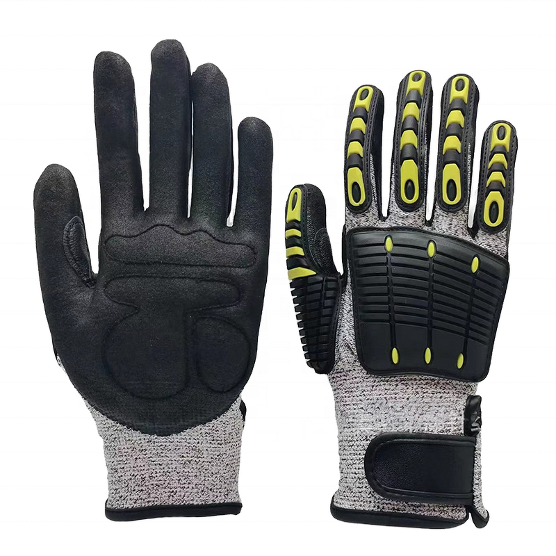 Protective Gloves Supplier - Anti-Cutting 5-Level Hppe TPR Anti-Impact Machinery