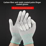 Carbon Fiber Work Gloves Supplier - CE Certified with Polyurethane Anti-Static