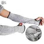 Wrist Arm Protector Supplier - High Quality 5-Level HPPE Anti-Cutting with Gloves