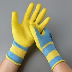 Work Gloves Supplier - High Quality Customizable Latex Coated Construction Site