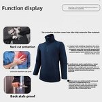 Cut-Proof Clothing Manufacturer - High Quality Soft Hooded Vests Concealed Pullover