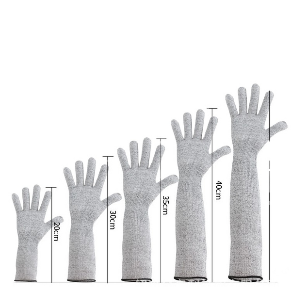 Wrist Arm Protector Supplier - High Quality Level 5 HPPE Anti-Cutting with Gloves