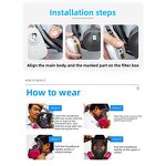 Gas Mask Manufacturer - High Quality 6800 Full Face Large Vision for Mining