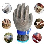 Butcher Gloves Manufacturer - A9 Anti-Cutting Food Grade Stainless Steel Fish