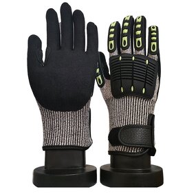 PU Palm Safety Gloves Supplier - Hot Selling 13 Pin Industrial Work Labor