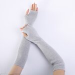 Long Arm Gloves Manufacturer - OEM/ODM High Quality Soft Solid Color Winter Knitted for Cycling