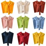Knitted Shawl Factory - OEM/ODM Women's Outer Decorative Solid Color Fashion Top