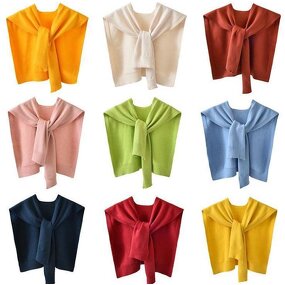 Knitted Shawl Factory - OEM/ODM Women's Outer Decorative Solid Color Fashion Top