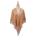 Triangle Shawl Manufacturer - OEM/ODM Women's New Summer Polyester Tassel Fashionable Monochrome