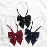 Diagonal Bow Factory - OEM/ODM JK Uniform Solid Color Feather Root Female College Style