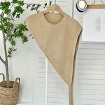 Knitted Shawl Vest Factory - OEM/ODM Women's Triangle Cape Short Jacket High-end Decoration