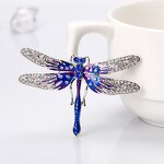 Dragonfly Brooch Manufacturer - OEM/ODM European American Fashion Versatile Oil Dripping Clothing