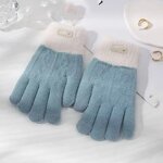 Korean Style Gloves Factory - OEM/ODM Warm Touch Screen Knitted Plus Velvet Thickened Student