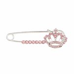 Crown Brooch Factory - OEM/ODM Wholesale Alloy Crystals Elegant Pins for Women Dress