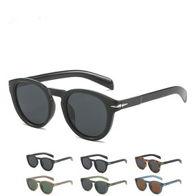 Polarized Sunglasses Factory - OEM/ODM New Retro Trendy British Round Frame for Sun protection