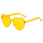 Jelly Sunglasses Manufacturer - OEM/ODM European American Women Street Photography Peach Heart Cute