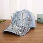 Baseball Cap Manufacturer - OEM/ODM Cowboy Rhinestone Inlaid Snapback Fashion Sun Hat