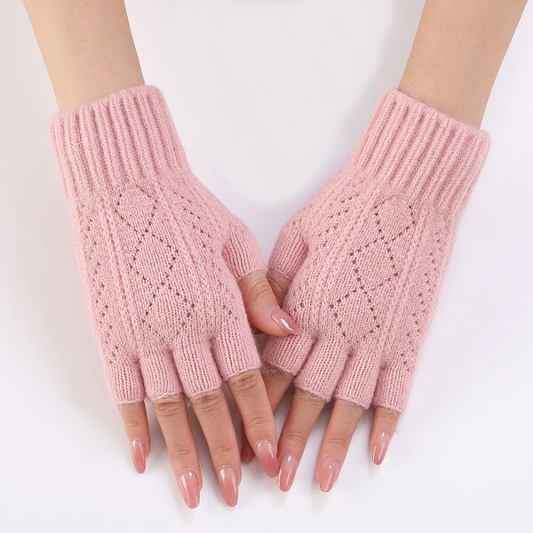 Fingerless Sleeve Gloves Factory - OEM/ODM Women's Hollow Finger Arm Cover Autumn Winter Fashion