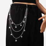 Waist Chain Manufacturer - OEM/ODM European American Hip-hop Punk Pentagram Pendant Tassel
