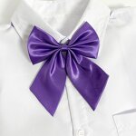 Bow Tie Manufacturer - OEM/ODM Women Soft Satin Plain Solid Formal Wedding Fashion
