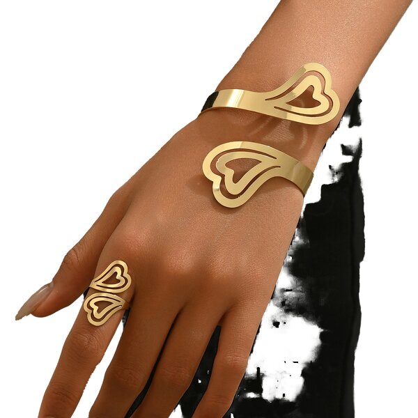 Cuff Bracelets Manufacturer - OEM/ODM 2025 European Personalized Design Fashion New Metal Pattern