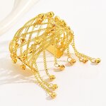 Bracelet Manufacturer - OEM/ODM European American Gold Retro Bell Indian Dance Wristband