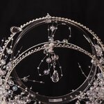 Bridal Crown Factory - OEM/ODM French Style Fashionable Crystal Tassel High-end Dress