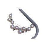 Moon Brooch Manufacturer - OEM/ODM Pearl Rhinestone Luxury Women Ladies Fashion Jewelry