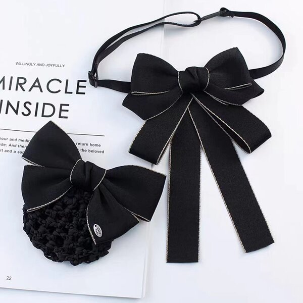 Headflower Tie Factory - OEM/ODM Professional Women Bank Teller Business Dress Collar Bow