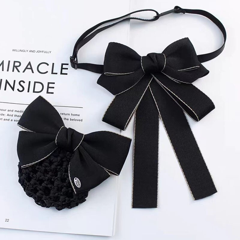 Headflower Tie Factory - OEM/ODM Professional Women Bank Teller Business Dress Collar Bow